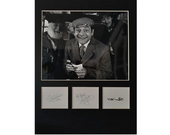 Only Fools and Horses AUTOGRAPH photo display David Jason Nicholas Lyndhurst