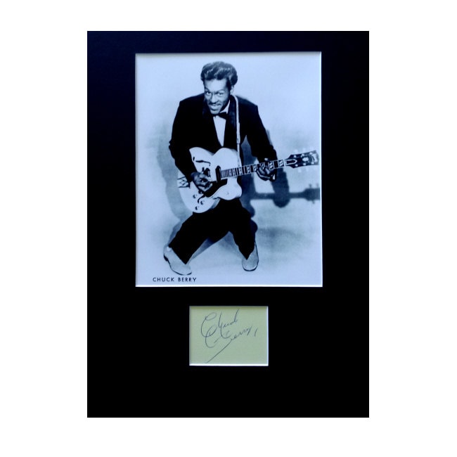 チャックベリー直筆サイン(証明書付) Chuck Berry Autograph | eBay