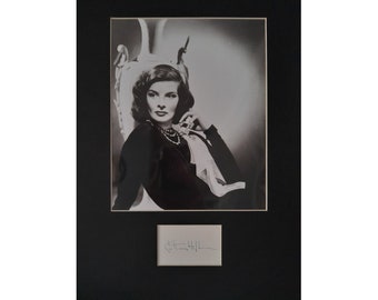 Exhibición de fotos de autógrafos de Katharine Hepburn