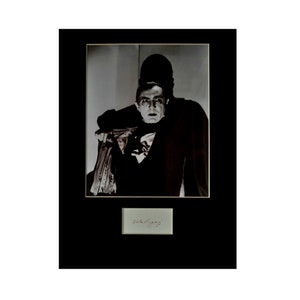 BELA LUGOSI AUTOGRAPH photo display Dracula