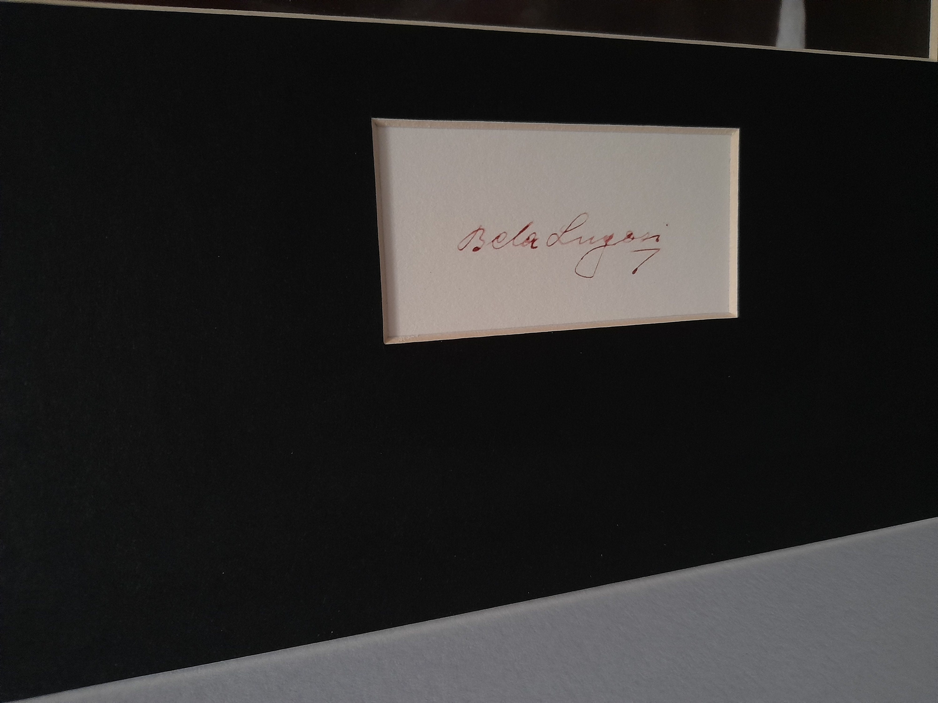 BELA LUGOSI AUTOGRAPH Photo Display Dracula - Etsy