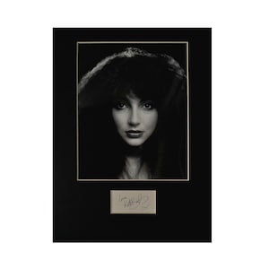 KATE BUSH AUTOGRAPH photo display