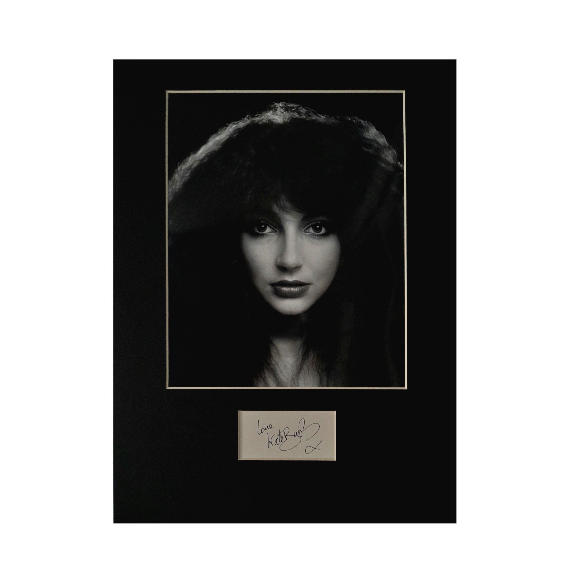 ケイト・ブッシュ FC キット サイン写真 UK ケイト・ブッシュ 直筆