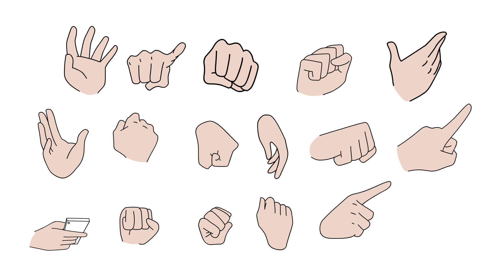 Adobe Animate Character Assets Hands Pack - Etsy Canada Adobe Animate Character Assets Hands Pack - Etsy Canada