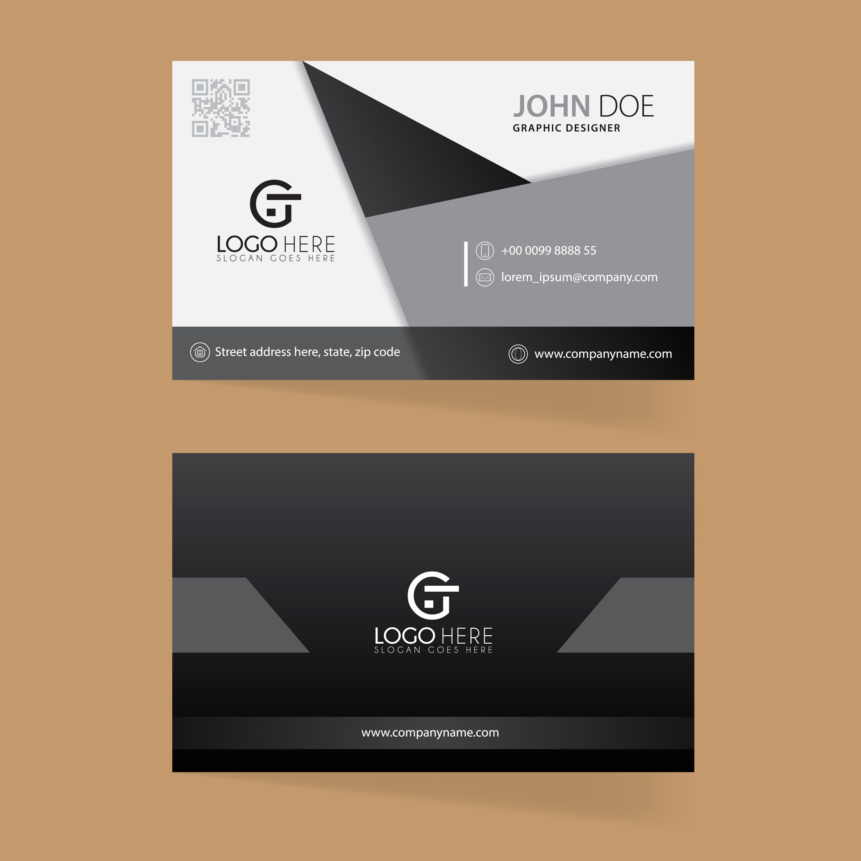 Business Card Template Digital Asset