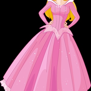 Cartoon Princess Vector Art