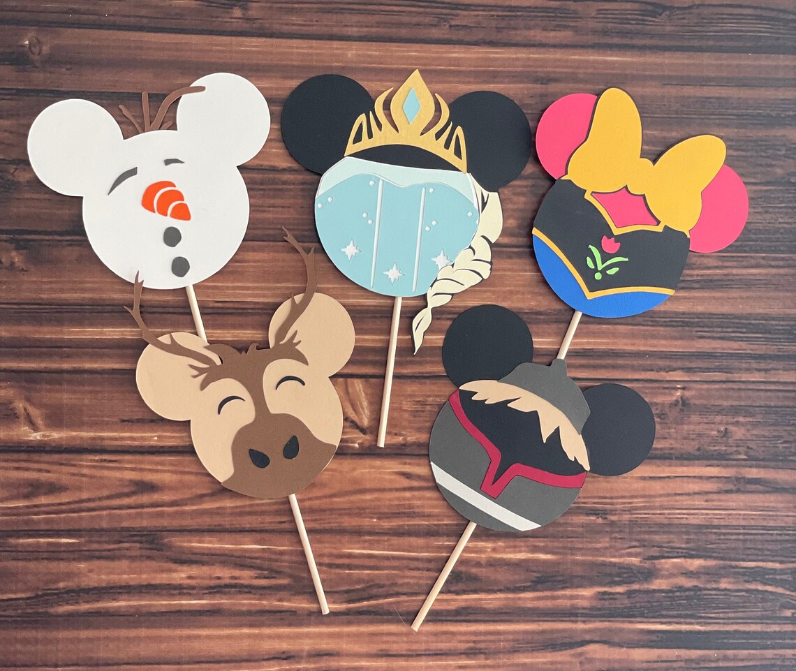 Frozen Ice Queen Cupcake Toppers Frozen Inspired Cupcake Etsy