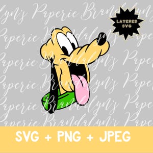 Pluto SVG PNG JPEG, archivo de corte clubhouse