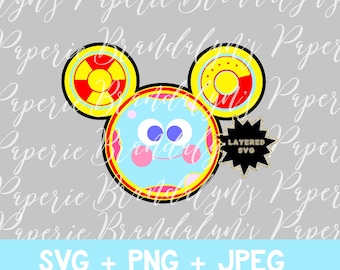 Toodles SVG PNG JPEG, cut file Clubhouse Mickey Mouse, twodles