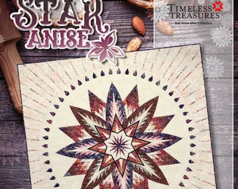 Star Anise New for 2020 Paper Pieced Quilting Pattern by Judy Niemeyer