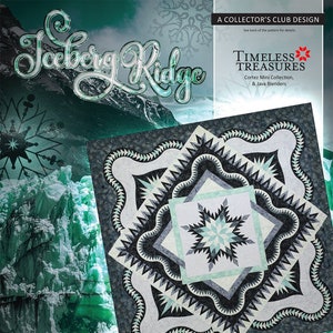 Iceberg Ridge Quilt Pattern: Judy Niemeyer Paper Piecing (100x100)