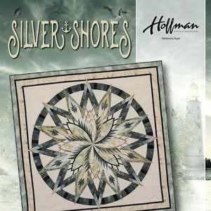 Silver Shores Quilt Pattern by Judy Niemeyer (Paper Piecing, 68x68)