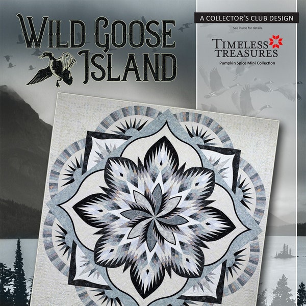 Wild Goose Island Foundation Paper Piecing Quilt Pattern by Judy NiemeyerNew for 2022