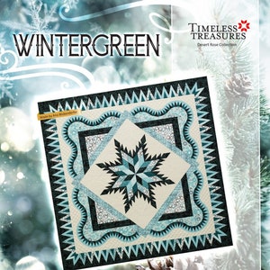 Wintergreen Paper Pieced Quilting Pattern by Judy Niemeyer