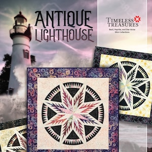 Antique Lighthouse Foundation Paper Piecing Quilt Pattern by Judy Niemeyer NEW for 2020