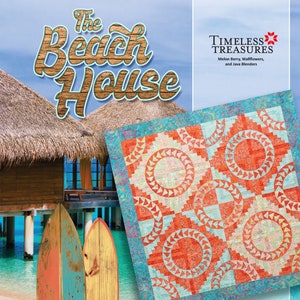 The Beach House Foundation Paper Piecing Quilt Pattern by Judy Niemeyer
