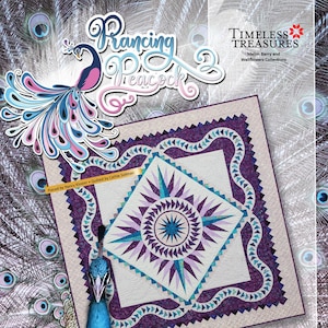 Prancing Peacock Paper Pieced Quilting Pattern by Judy Niemeyer