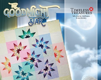 The Goodnight Star Foundation Paper Piecing Quilt Pattern by Judy Niemeyer