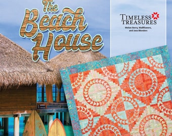 The Beach House Foundation Paper Piecing Quilt Pattern by Judy Niemeyer