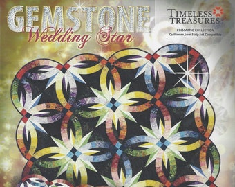 Gemstone Wedding Star Paper Pieced Pattern by Judy Niemeyer New for 2018
