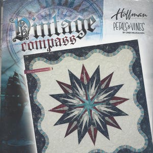 Modello di riattacco in carta per fondotinta vintage Compass di Judy Niemeyer