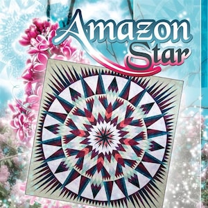 Amazon Star Paper Piecing Quilt Pattern by Judy & Brad Niemeyer image 1