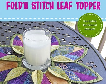 Fold'n Stitch Leaf Topper Pattern by Poorhouse