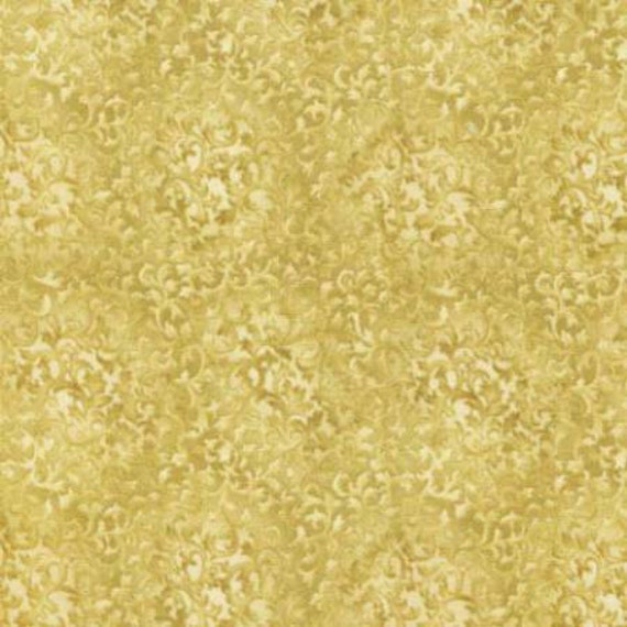 Fabric Fusions Metallic Regent Gold Cream Quilting Fabric by Etsy