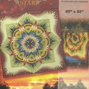 Prairie Star Foundation Paper Pieced Pattern Revised for 2014 by Judy Niemeyer and Quiltworx