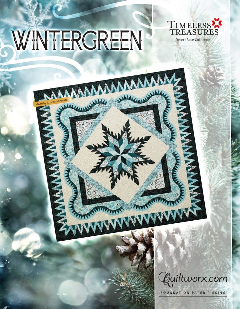 Kanin stille leninismen shopping storeonline Wintergreen Paper Pieced Quilting Pattern by Judy  Niemeyer codes for stores -www.techinafrica.com