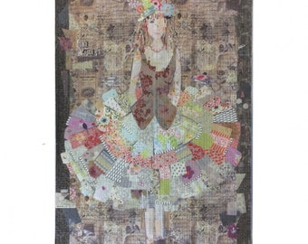 The Dress Collage Quilting Pattern by Laura Heine from Fiberworks