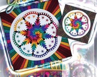 Feeling Groovy Paper Pieced Quilting Pattern by Judy Niemeyer New 2024