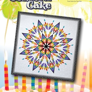Confetti Cake 100 x 100 Paper Pieced Quilting Pattern by Judy Niemeyer New 2023