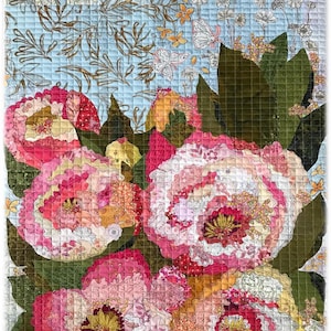 Florology Collage Quilting Pattern by Laura Heine from Fiberworks