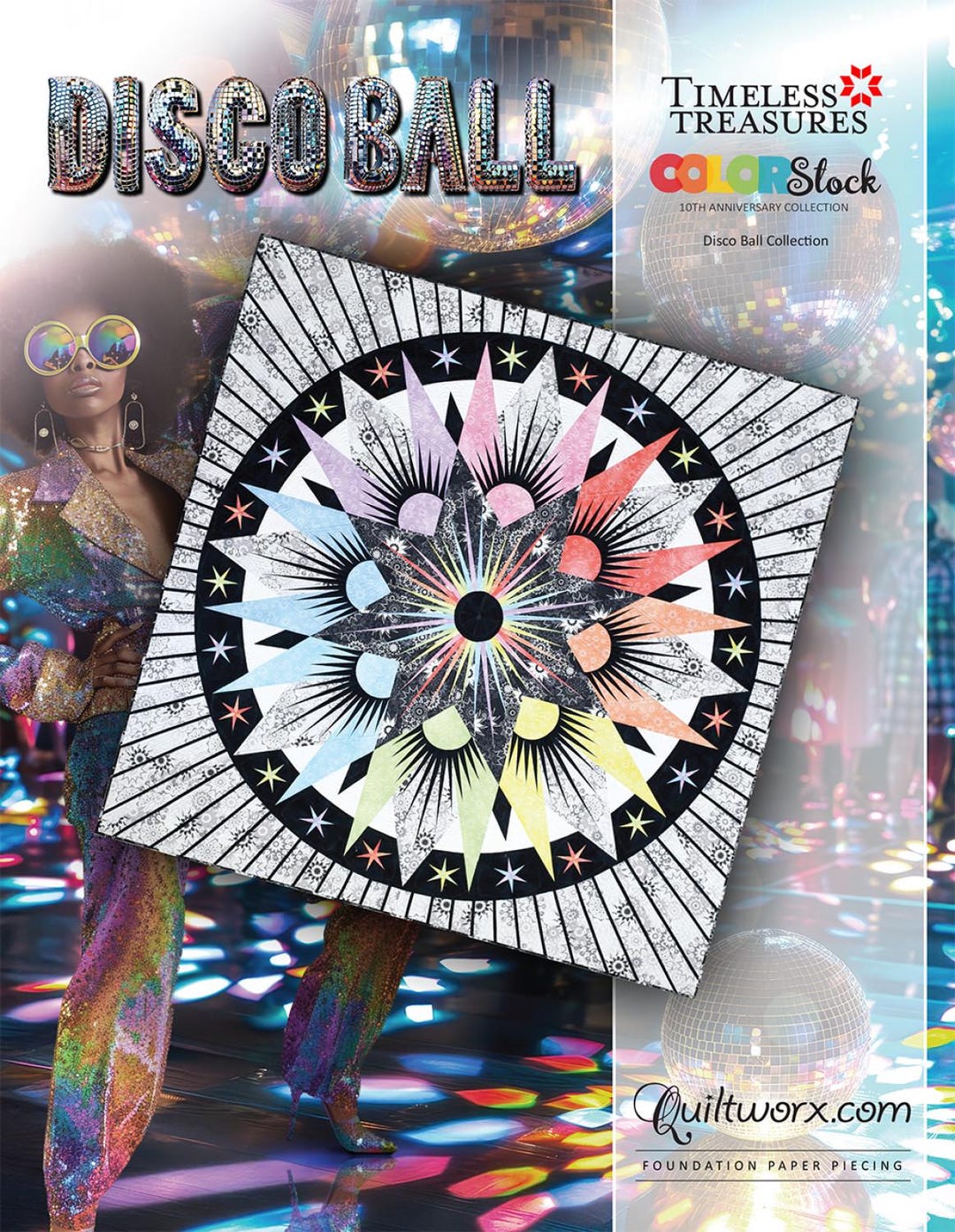 Disco Ball Paper Piecing Pattern by Judy Niemeyer New - Etsy
