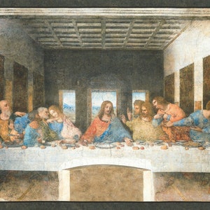 Fabric Last Supper Panel from the Leonardo Da Vinci Collection by Robert Kaufmann