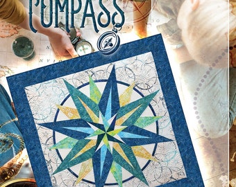 Pocket Compass 2023 New Paper Piecing Quilting Pattern by Judy Niemeyer