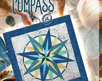 Pocket Compass 2023 New Paper Piecing Quilting Pattern by Judy Niemeyer