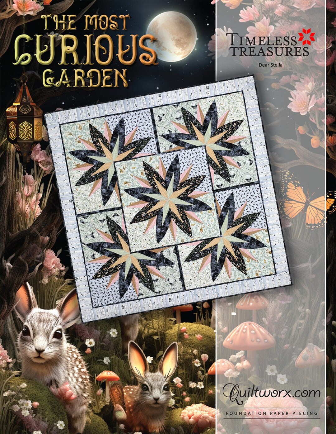 A Most Curious Garden Paper Piecing Quilting Pattern by Judy Niemeyer ...