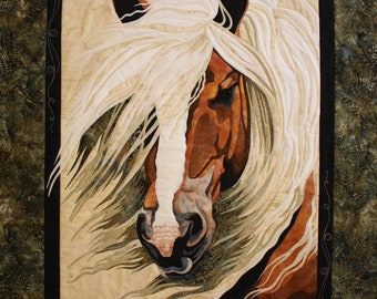 Mistral A Horse Applique Pattern by Toni Whitney