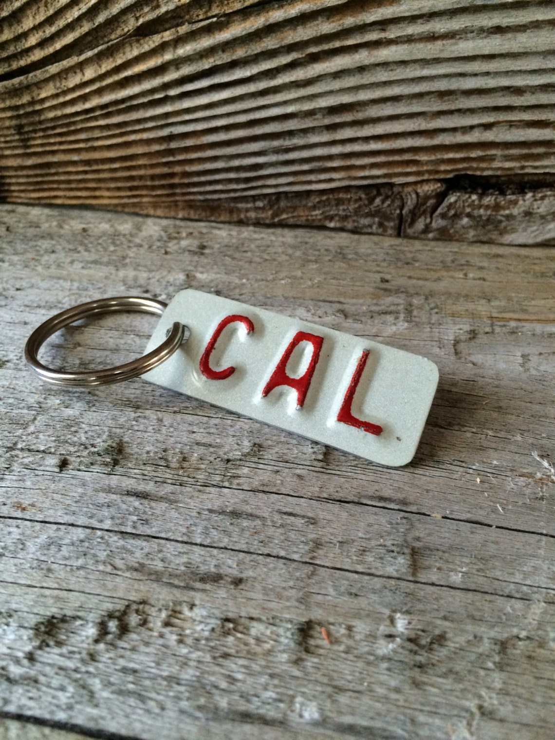 California Key ring/keyring made from Vintage California semi Etsy