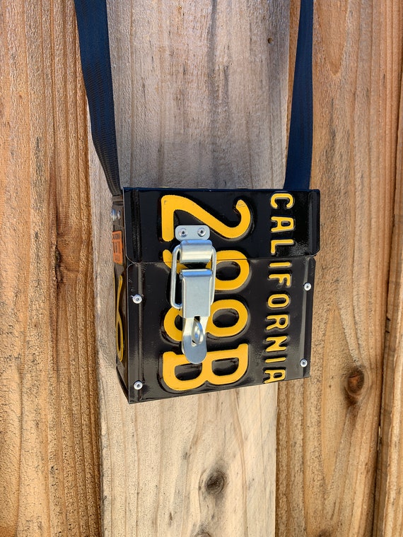 Vintage License Plate Purse Retro Handbag License Plate Bag Etsy