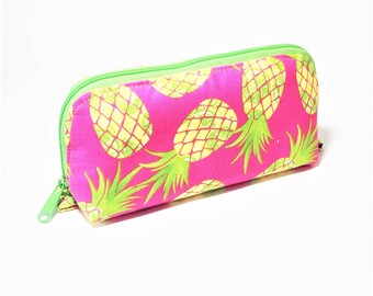 Essential Oil Bag in Bright Pineapples- Large
