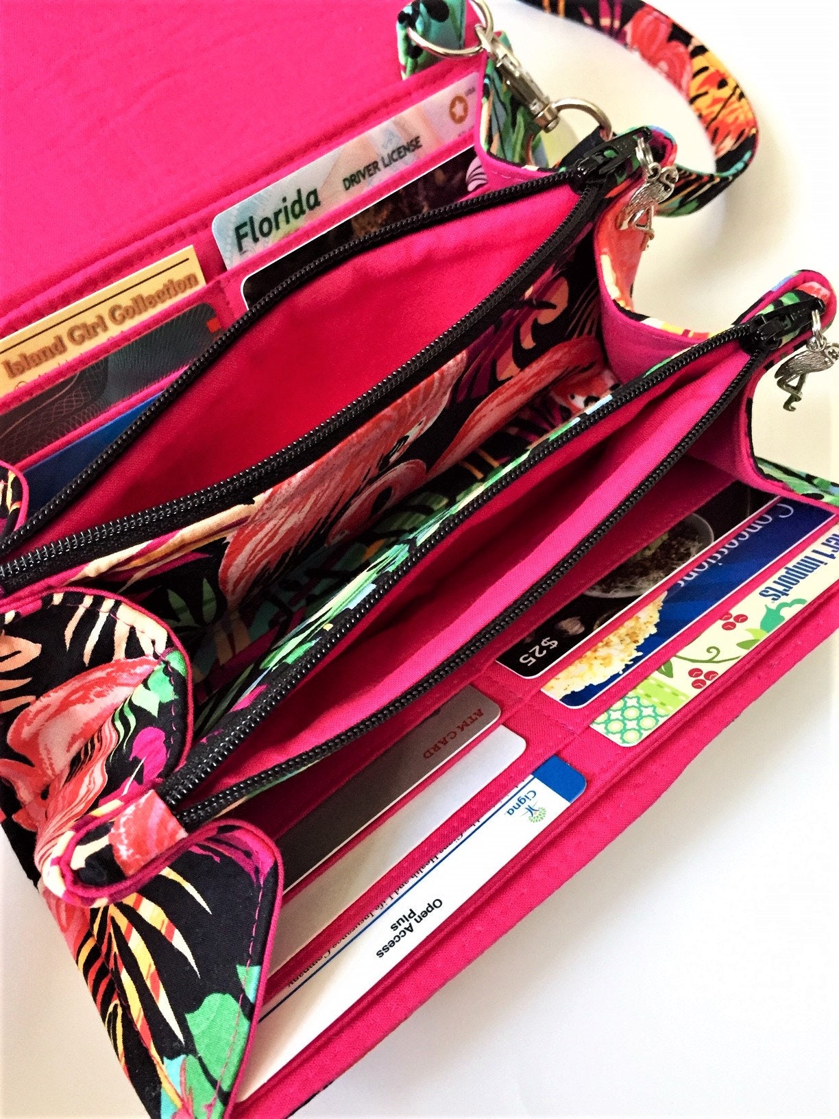 Purse With Built In Wallet