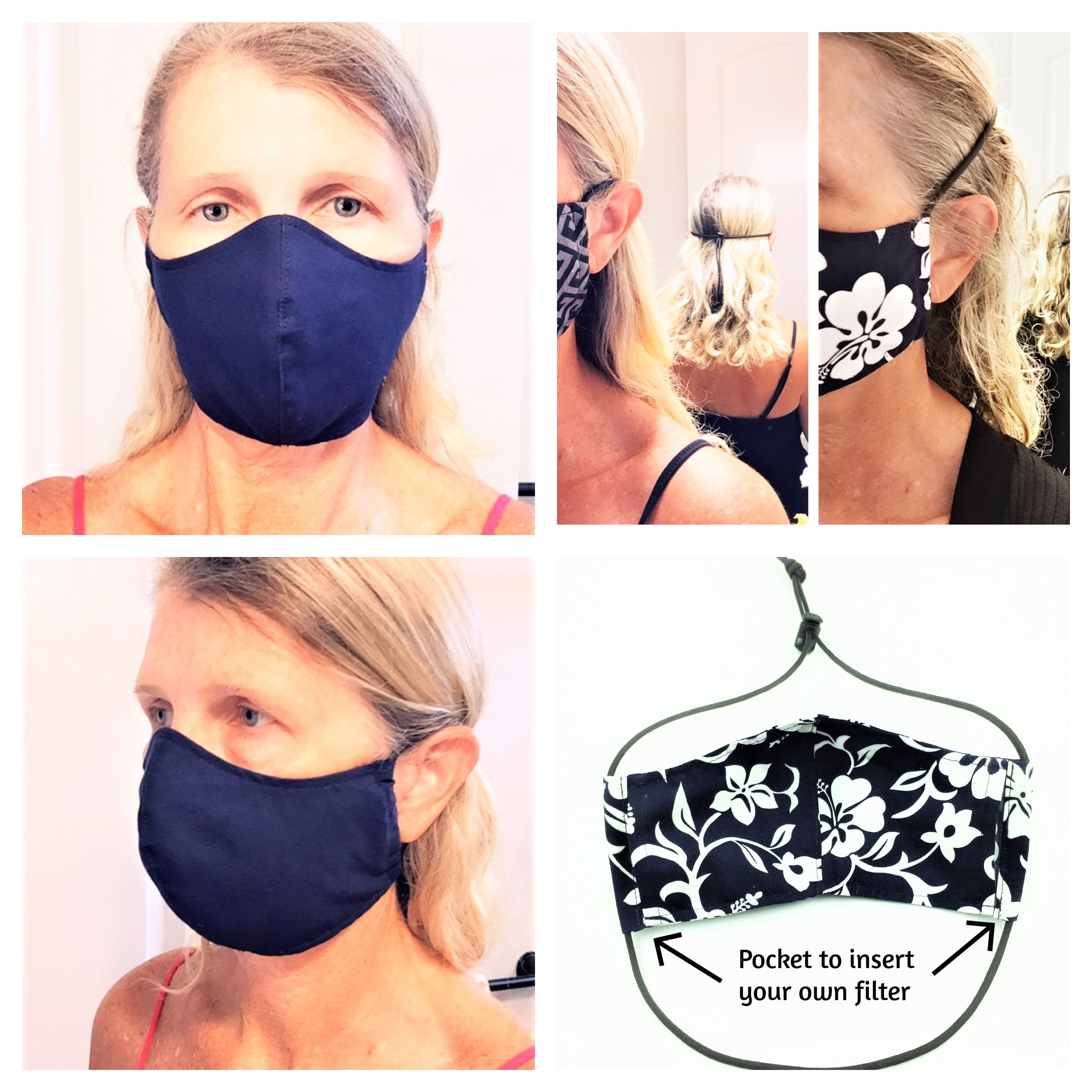Custom Order Face Mask With Paracord and Toggle Reusable Etsy