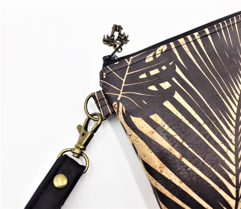 Cork Clutch Wristlet Clutch Purse Evening Bag Bridesmaid Etsy