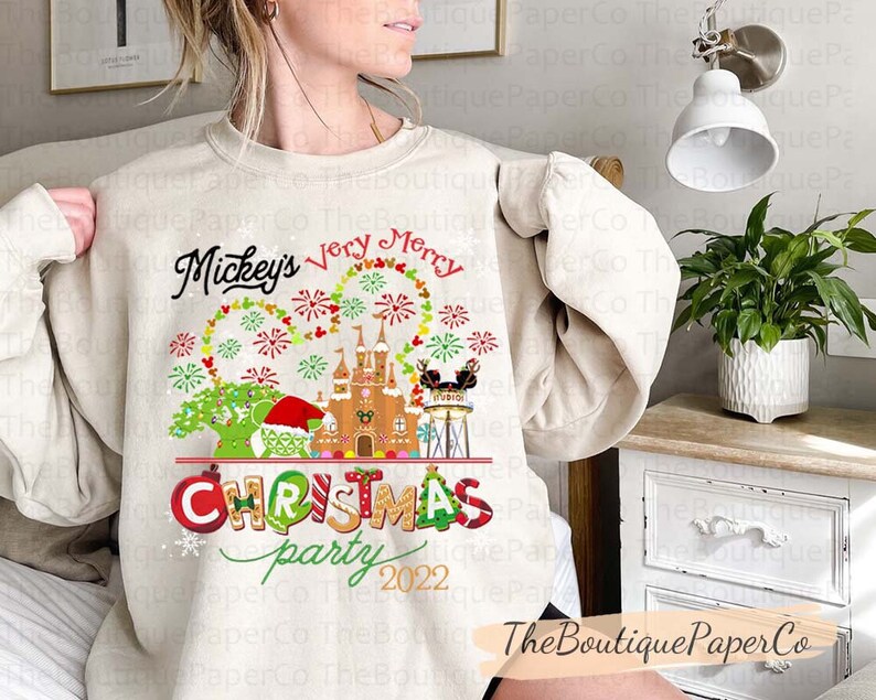 2022 Very Merry Christmas Party Mickey's Very Merry Christmas Party 2022 Shirt Disney Etsy