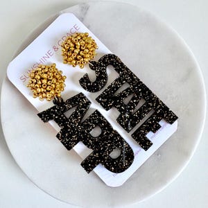 Appalachian Earrings, ASU Earrings, Mountaineer Earrings, Game Day Earrings, College Earrings, App State Earrings, Spirit Gear