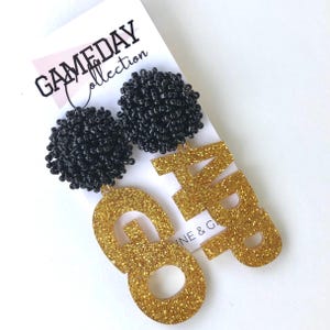 Appalachian Earrings, ASU Earrings, Mountaineer Earrings, Game Day Earrings, College Earrings, App State Earrings, Spirit Gear