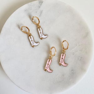Cowgirl Earrings, Boot Earrings, Nashbash, Cowboy Boot Earrings, western Earrings, Coastal Cowgirl  Earrings, country music concert earrings